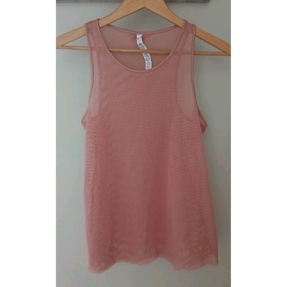 Alo Yoga Lucid Mesh Tank Top Size Small Yoga Run Studio Activewear Layering